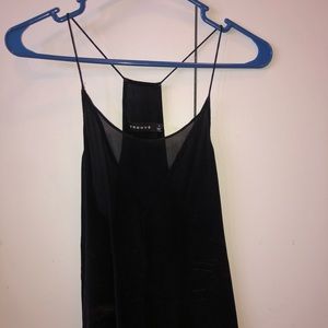 Trouve black tank top